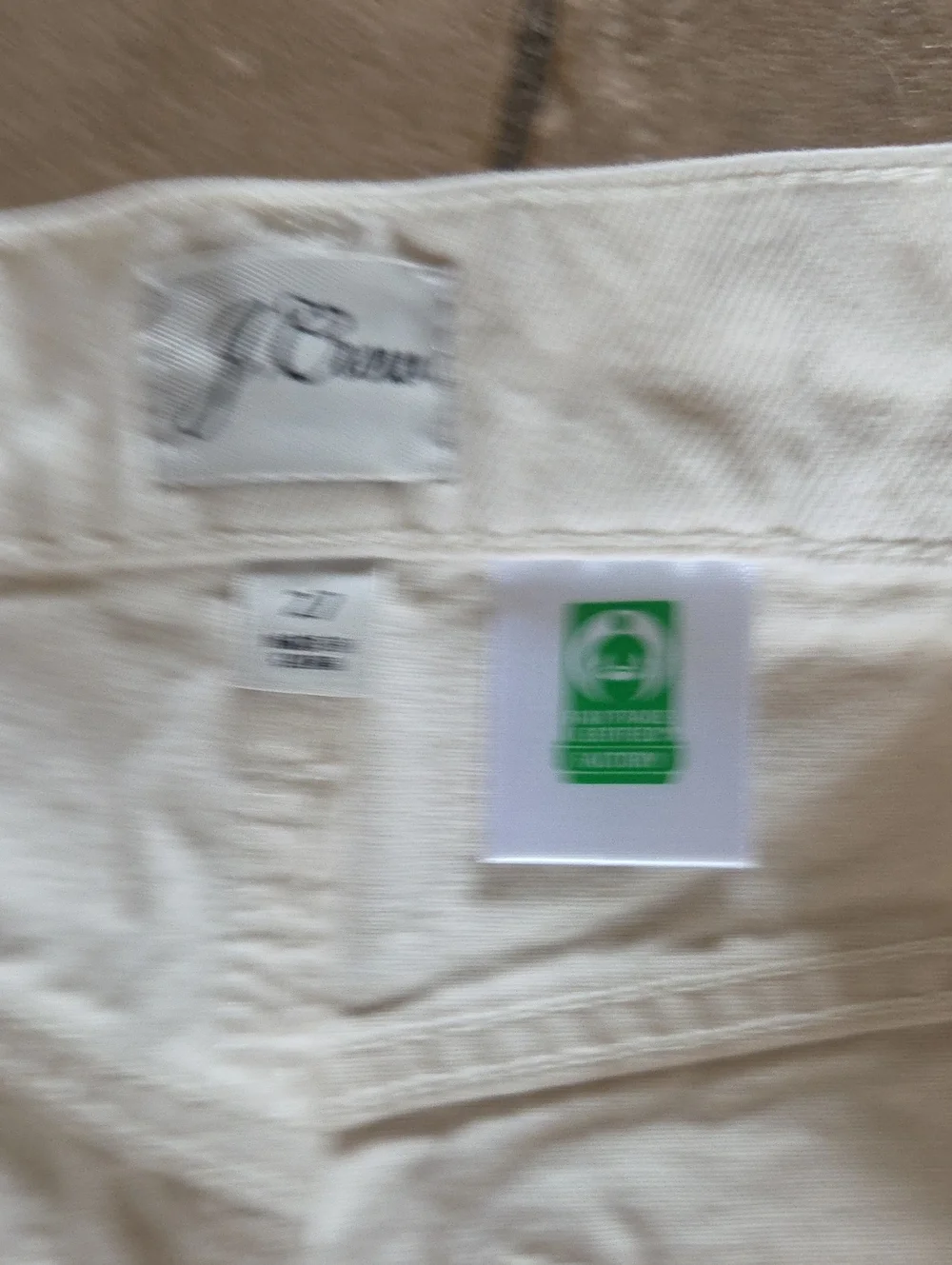 J. Crew Cream Carpenter Jeans